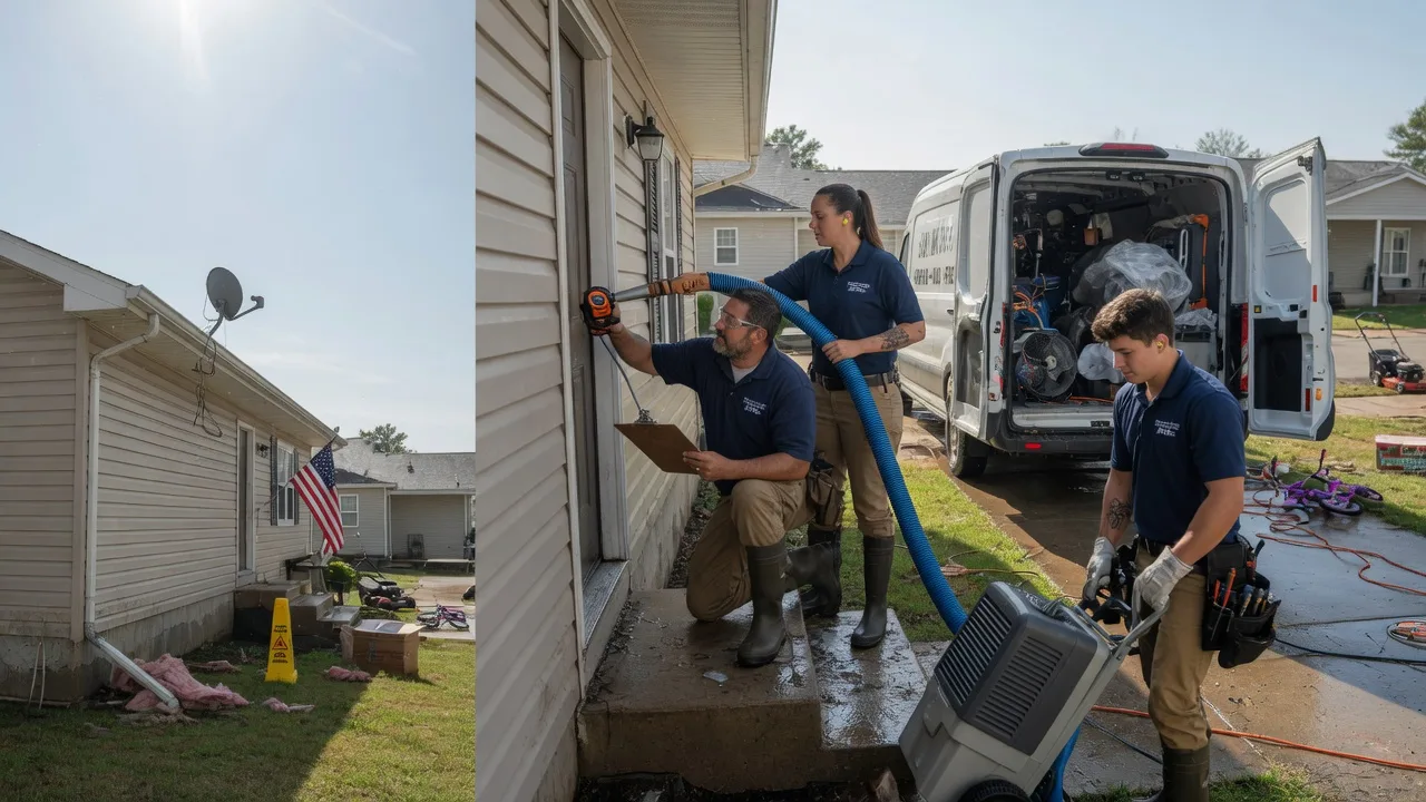 Ceiling Water Damage Restoration in Dale, IL near me